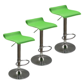 Comprar verde Juego 3 bancos para barra de cocina bar cantina sin respaldo