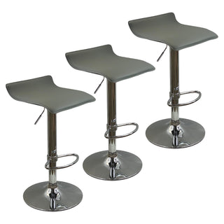 Comprar gris Juego 3 bancos para barra de cocina bar cantina sin respaldo