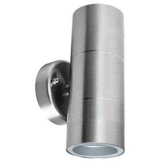 Luminaria pared cilindro doble satin exterior 2XGU10