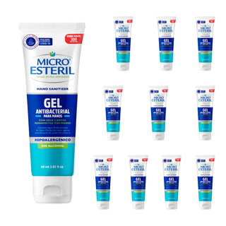 Kit 10 Gel antibacterial Micro Esteril agua ácida ionizada 60 ml 300 aplicaciones