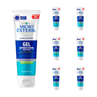 Kit 6 Gel antibacterial Micro Esteril agua ácida ionizada 60 ml 300 aplicaciones