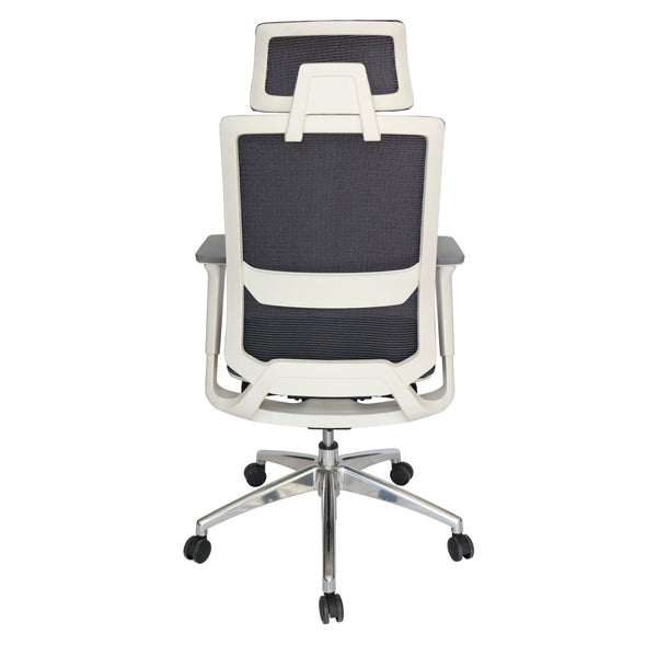 Silla operativa altura ajustable base blanca Mod OF-0095-WH