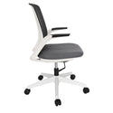 Silla operativa altura ajustable base blanca Mod OF-0100-WH