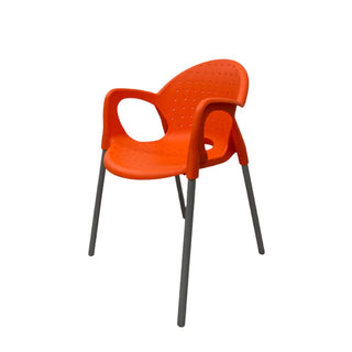 Comprar naranja Silla de comedor de jardín apilable Modelo Citrus