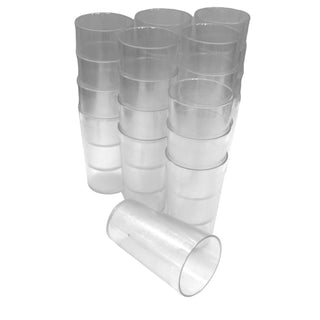 Juego de 24 Vasos 12 Oz Transparente Policarbonato Resistente