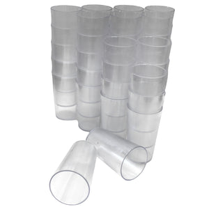 48 Vasos de 16 Oz Transparente Policarbonato Resistente