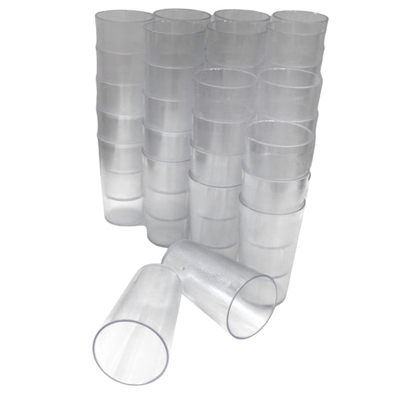 Juego de 48 Vasos 12 Oz Transparente Policarbonato Resistente