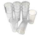 12 Vasos de 16 Oz Transparente Policarbonato Resistente