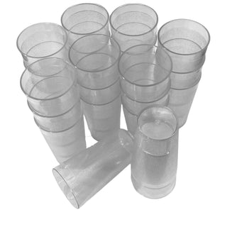 24 Vasos de 16 Oz Transparente Policarbonato Resistente