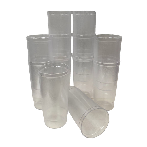 Juego de 12 Vasos 1 L Transparente Policarbonato Resistente