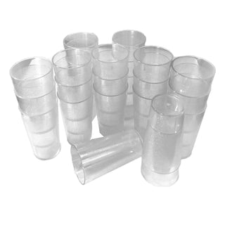 Juego de 24 Vasos 20 Oz Transparente Policarbonato Resistente